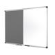 Bi-Office Maya Combo Aluminium Frame Board Grey 180x120cm