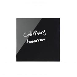 Bi-Office White Glass Memo Tile Board 48x48cm