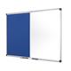 Bi-Office Maya Combo Aluminium Frame Board Blue 90x60cm