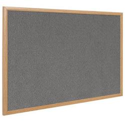 Earth Prime Felt Noticeboard 180x120cm Grey Oak MDF Frame FB8542233