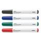 Bi-Office Drywipe Markers Assorted Colours (Pack of 4) PE1306