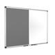 Bi-Office Maya Combo Aluminium Frame Board Grey 90x60cm