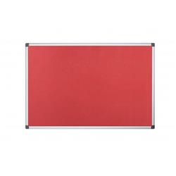 Bi-Office New Generation A9 Felt Noticeboard 120x120cm Red FA3846170