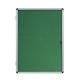 Bi-Office Enclore Green Felt Lockable Noticeboard 20xA4