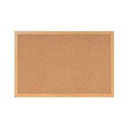 Bi-Office Earth-It Cork Notice Board 90x60cm Frame