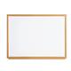 Earth Executive Non-Magnetic Whiteboard 180x120cm Oak MDF Frame MB85002319