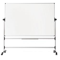 Earth Mobile Revolving Non-Magnetic Whiteboard 150x120cm RQR0421
