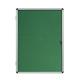 Bi-Office Enclore Green Felt Lockable Noticeboard 9xA4