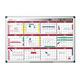 Bi-Office Maya 12 Month Magnetic Annual Planner 90x60cm GA0375170