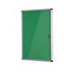 Bi-Office Enclore Green Felt Lockable Noticeboard 9xA4