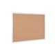 Bi-Office Maya Anti-Microbial Cork Board, White Aluminum Frame, 120 x 90 cm