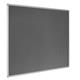 Bi-Office Earth Grey Felt Notice Board,  Aluminium Frame, 120 x 90 cm
