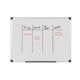 Bi-Office Maya Double-sided Whiteboard, dry wipe non magnetic surface, plain/gridded, Aluminium Frame, 45 x 30 cm