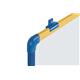 Bi-Office Schoolmate Whiteboard, Magnetic Lacquered Steel surface, 4 colours Plastic Frame, 90 x 60 cm