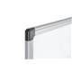 Bi-Office Whiteboard, Laquered Steel Magnetic surface, Grey Maya Plastic Frame 90 x 60 cm