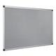 Bi-Office Maya Fire Retardant Notice Board,  Grey Textile, Aluminium Frame, 90 x 60 cm