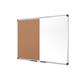 Bi-Office Maya Combination Board, Cork and Non-magnetic surface, Aluminium Frame, 90 x 60 cm
