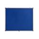 Bi-Office Top Hinged Enclore Lockable Board, Blue Felt Surface,  Aluminium frame,  70,6 x 65,3 cm (6xA4)