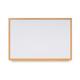 Bi-Office Earth Executive Whiteboard, Non-magnetic surface, Executive 22 mm MDF Oak lined Frame, 180 x 120 cm + FREE Earth Marker Pens