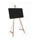 Bi-Office Frameless Chalkboard, Frameless, Double Sided washable surface, Black, 90 x 60 cm
