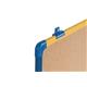 Bi-Office Schoolmate Cork Notice Board, Cork surface, Schoolmate 4 Colour Plastic frame, 60 x 45 cm