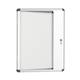 Bi-Office Enclore Magnetic Lockable Board, Lacquered Steel Surface, Acrylic Door, Aluminium Frame, 50 x 67.4 cm (4x A4)