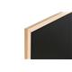 Bi-Office Budget Chalkboard, dry wipe Black Non Magnetic surface, Pine Wood Frame, 40 x 30 cm [Pack of 40]