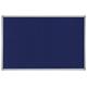 Bi-Office Blue Felt Notice Board, Maya Grey Plastic frame , 180 x 120 cm