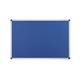 Bi-Office Maya Notice Board, Blue Felt, Aluminium Frame, 60 x 45 cm