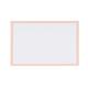 Bi-Office Pastel Whiteboard, dry wipe non magnetic surface, Pastel Salmon lined MDF  frame, 60 x 40 cm