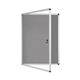 Bi-Office Enclore Lockable Board, Grey Felt Surface, Aluminium Frame, 72 x 98,1 cm (9xA4)