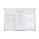 Bi-Office Maya Whiteboard, Ceramic surface, Aluminium Frame, 150 x 100 cm - Free InkstringXL marker included