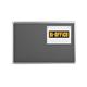 Bi-Office New Generation Grey Felt Notice Board,  Aluminium Frame, 180 x 120 cm