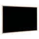 Bi-Office Budget Chalkboard, dry wipe Black Non Magnetic surface, Pine Wood Frame, 40 x 30 cm [Pack of 40]