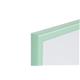 Bi-Office Pastel Whiteboard, dry wipe non magnetic surface, Pastel Green lined MDF  frame, 60 x 40 cm