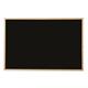 Bi-Office Budget Chalkboard, dry wipe Black Non Magnetic surface, Pine Wood Frame, 90 x 60 cm [Pack of 10]