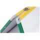 Bi-Office Schoolmate Desktop Whiteboard, dry wipe magnetic surface, 4 colours aluminium frame, 60 x 45 cm