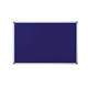 Bi-Office Maya Fire Retardant Notice Board,  Blue Textile, Aluminium Frame, 150 x 120 cm