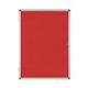 Bi-Office Enclore Lockable Board, Red Felt Surface, Aluminium Frame, 72 x 98,1 cm (9xA4)
