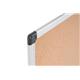 Bi-Office Maya Combination Board, Cork and Non-magnetic surface, Aluminium Frame, 120 x 90 cm