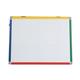 Bi-Office Schoolmate Desktop Whiteboard, dry wipe magnetic surface, 4 colours aluminium frame, 60 x 45 cm