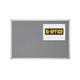 Bi-Office Maya Notice Board, Grey Felt, Aluminium Frame, 60 x 45 cm