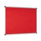 Bi-Office Maya Notice Board, Red Felt, Aluminium Frame, 240 x 120 cm