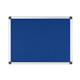 Bi-Office Maya Notice Board, Blue Felt, Aluminium Frame, 60 x 45 cm