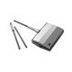 Addis Multi Surface Floor Sweeper Metallic (Large capacity bin for collecting dirt and dust) 515801