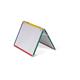 Bi-Office Schoolmate Desktop Whiteboard, dry wipe magnetic surface, 4 colours aluminium frame, 60 x 45 cm