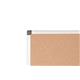 Bi-Office Maya Combination Board, Cork and Non-magnetic surface, Aluminium Frame, 120 x 90 cm