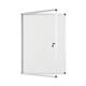 Bi-Office Enclore Magnetic Lockable Board, Lacquered Steel Surface, Acrylic Door, Aluminium Frame, 72 x 98,1 cm (9xA4)