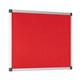 Bi-Office Maya Notice Board, Red Felt, Aluminium Frame, 60 x 45 cm