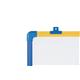 Bi-Office Schoolmate Whiteboard, Magnetic Lacquered Steel surface, 4 colours Plastic Frame, 90 x 60 cm